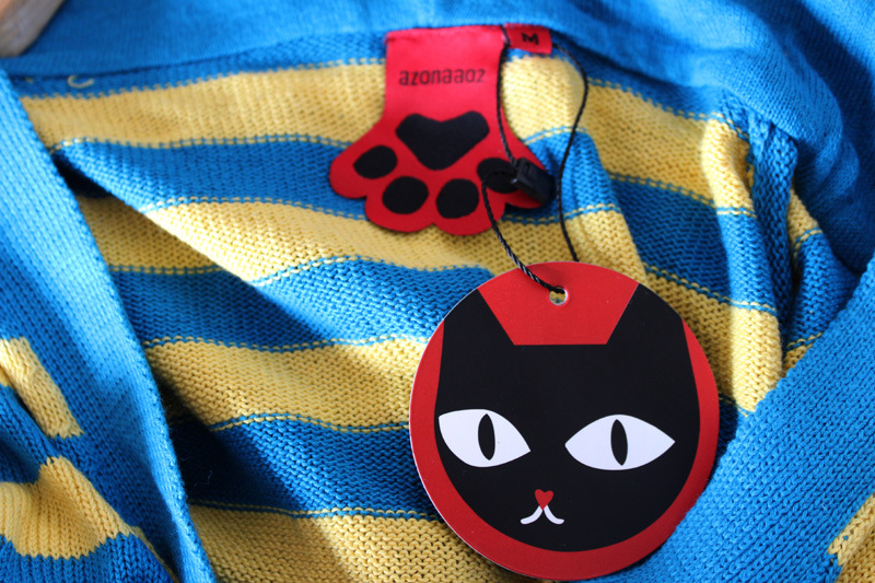 外贸原单玩偶<em>女孩</em>可爱兔子卡通<em>绣花</em>蓝黄条纹连