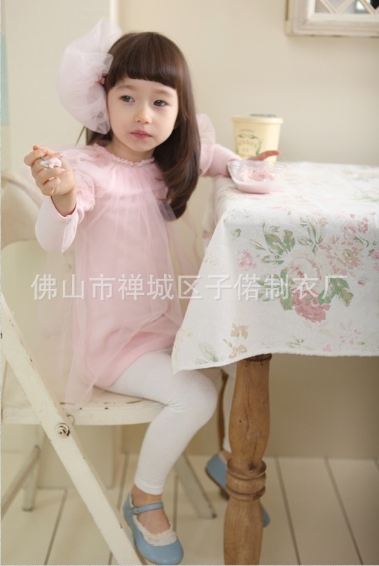 pinkideal 33390 日韩<em>女童</em>批发童裙 网纱连衣裙