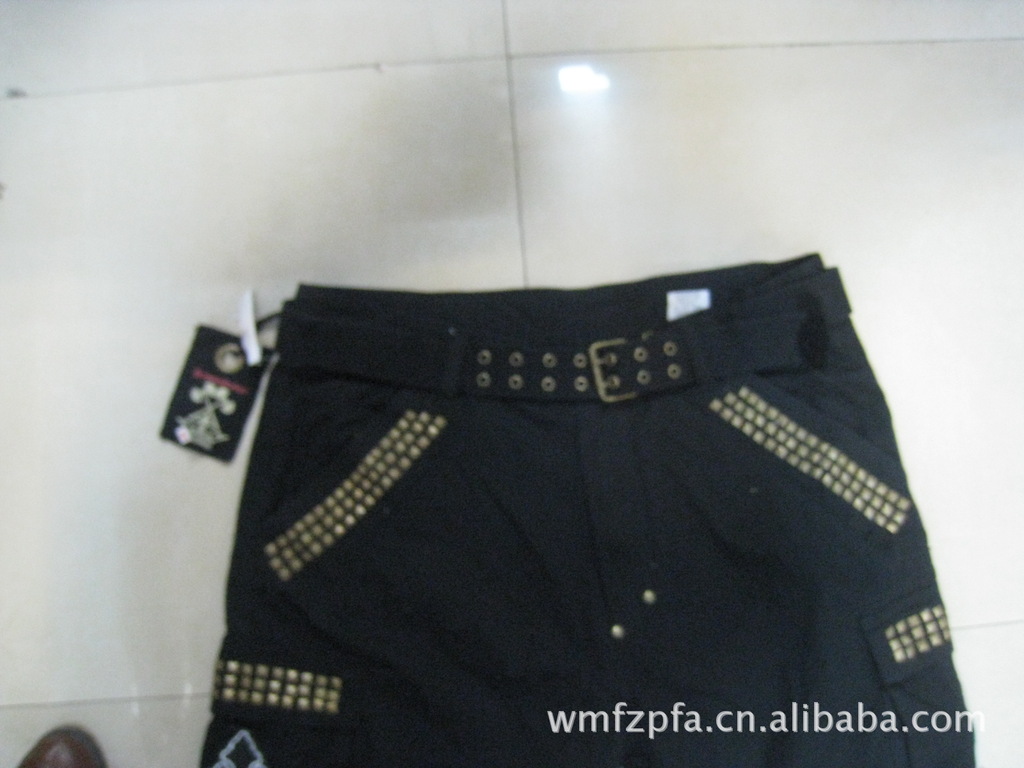 【外贸原单OTB男裤<em>男士短裤欧码牛仔</em>面料短裤