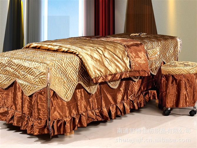 【美容院专用床罩 专业品牌 美容床罩 柔滑 精致