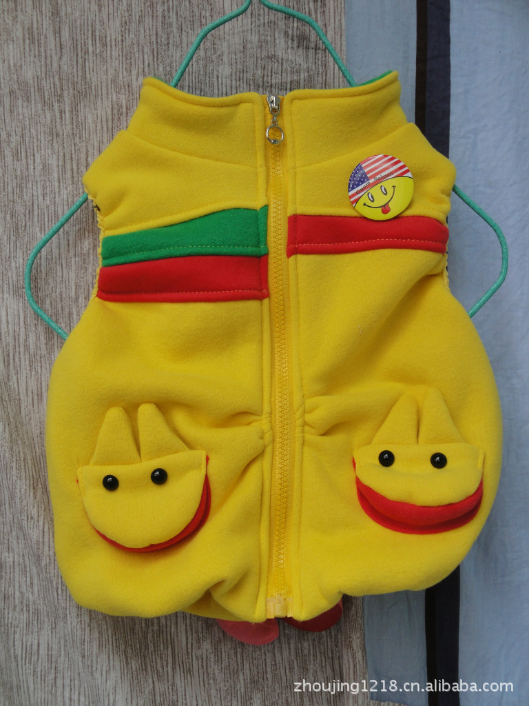 秋冬新款 小鹿<em>图案</em> 卡通 儿童保暖棉<em>马甲</em> 棉袄背