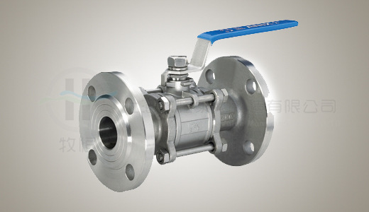三片式手动法兰球阀