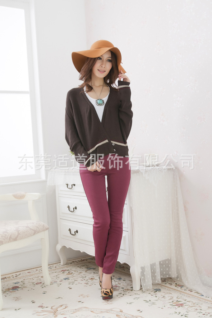 批发采购女式<em>毛衣</em>-韩版韩国女式<em>超短</em>装毛衫深