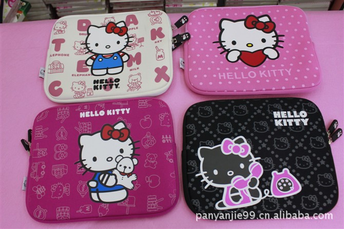 apple/蘋果 hello kitty 大嘴猴ipad 2 保護包 ipad 3軟包內膽包工廠,批發,進口,代購