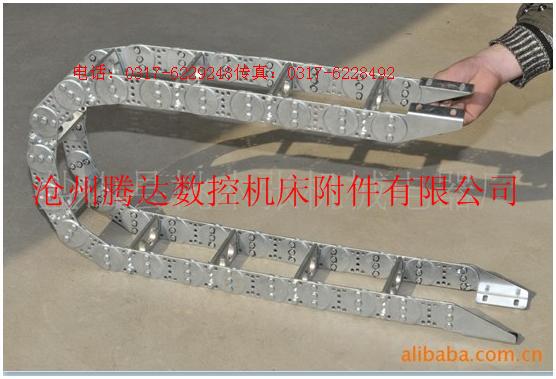 河北沧州盐山厂家生产供应钢厂用 钢制拖链 钢铝拖链 电缆保护链