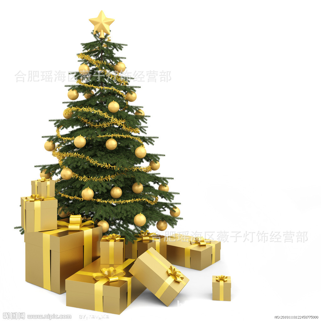 【节日礼品 圣诞树120CM 光纤树 节日圣诞 礼