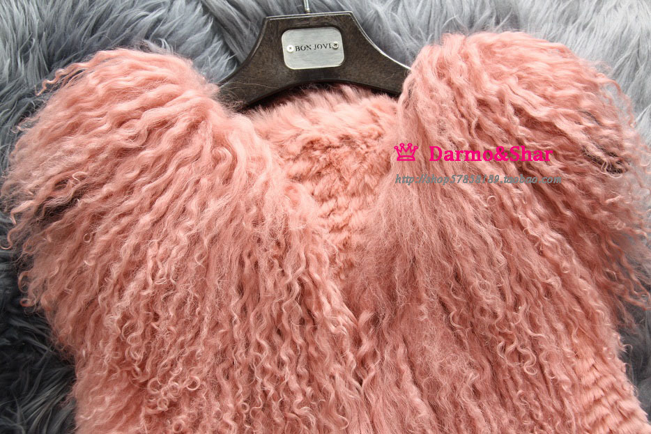 厂家直销 韩版皮草2012<em>新款</em> 羊羔毛/獭兔<em>毛马甲</em>