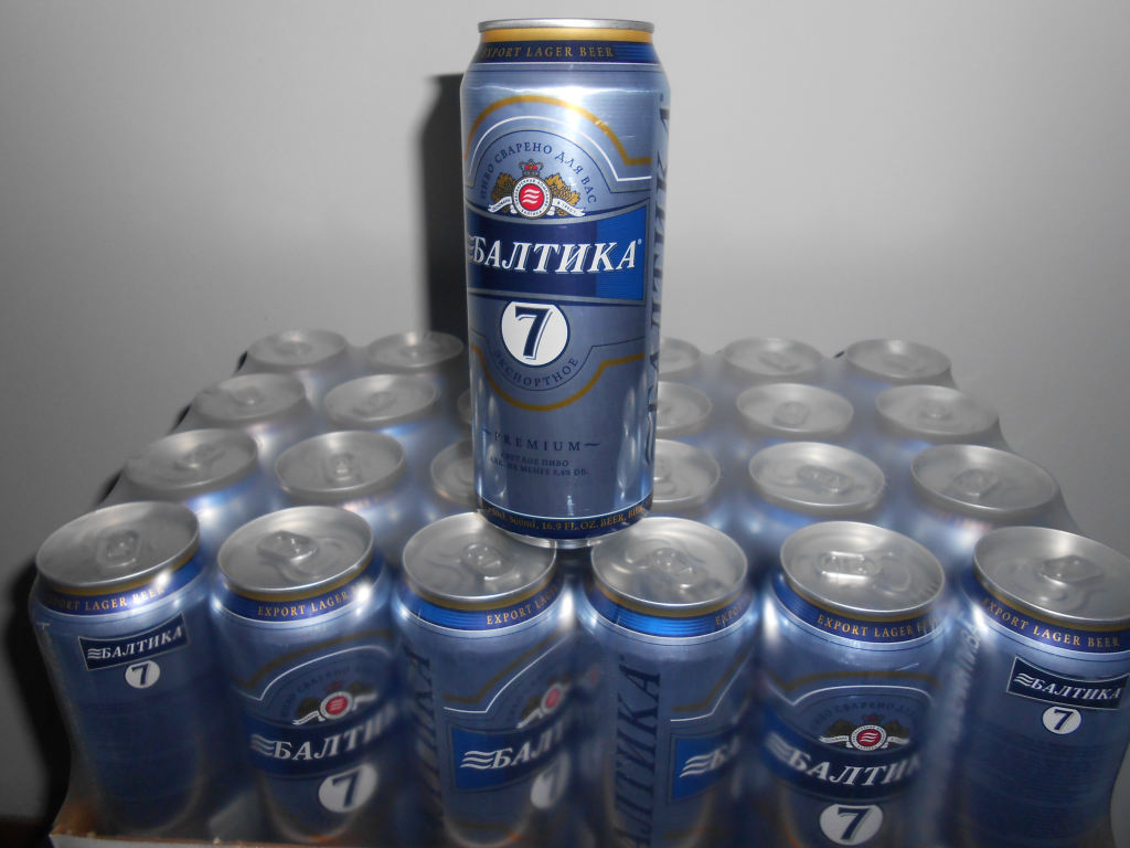 俄罗斯波罗的海7号出口型啤酒【易拉罐听装啤酒】