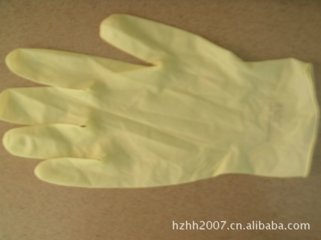 【供应乳胶医用手套 一次性净化手套 工业检查