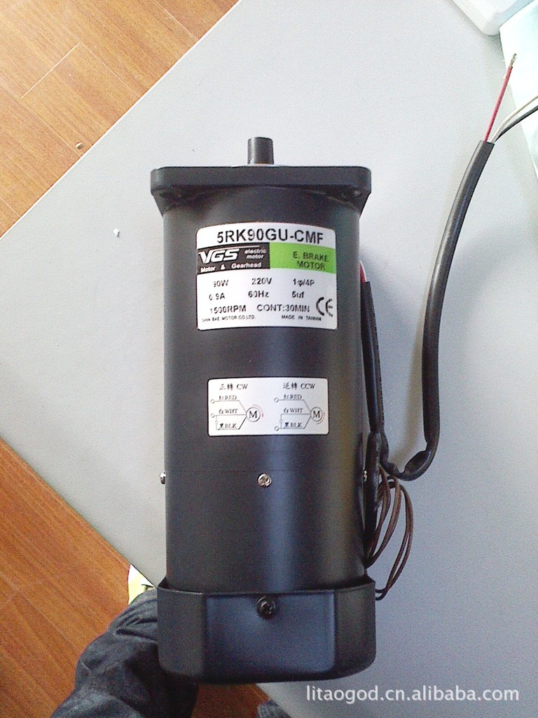 【台湾VGS刹车电机90W刹车马达替代日本东