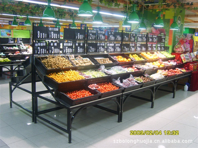 【沃尔玛式蔬菜架】价格,厂家,图片,货架货柜,林