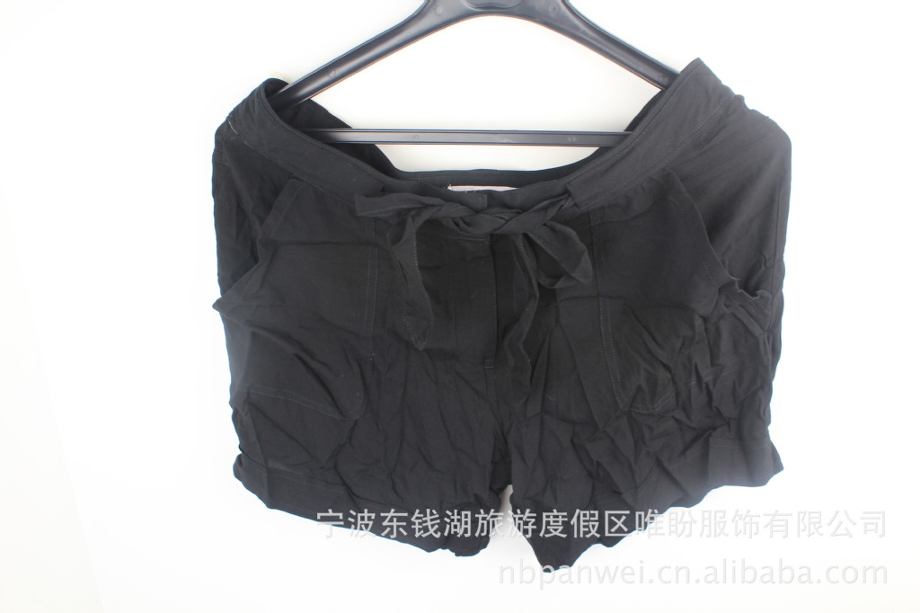 【专业低价供应纯黑色<em>人棉</em>休闲<em>短裤</em>】价格,厂