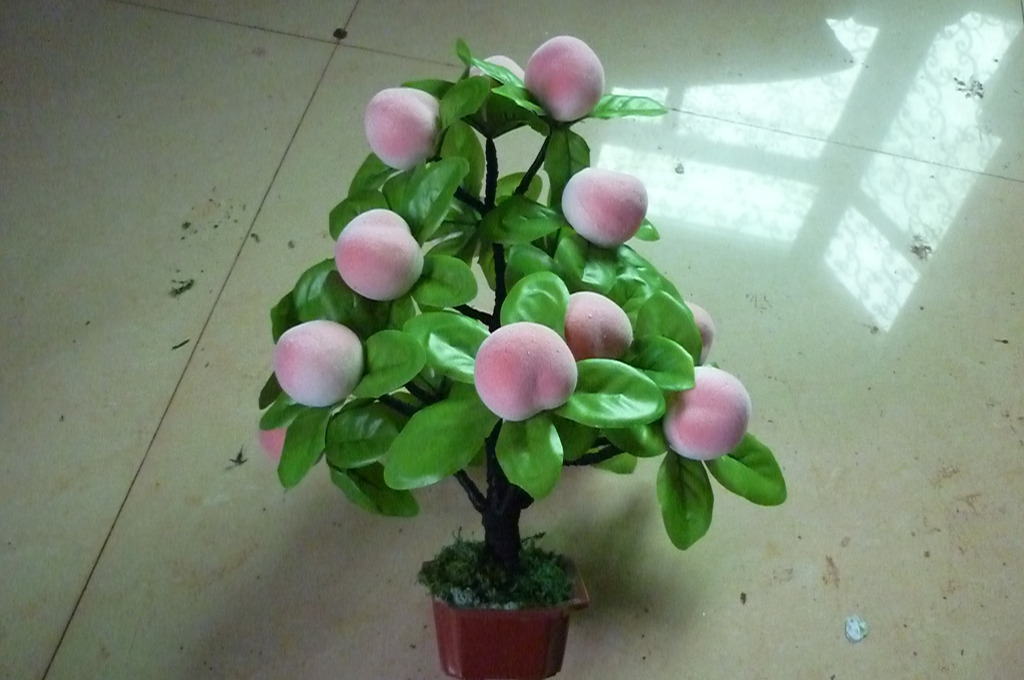 仿真工艺品 水果系列 仿真桃子盆景图片,仿真工