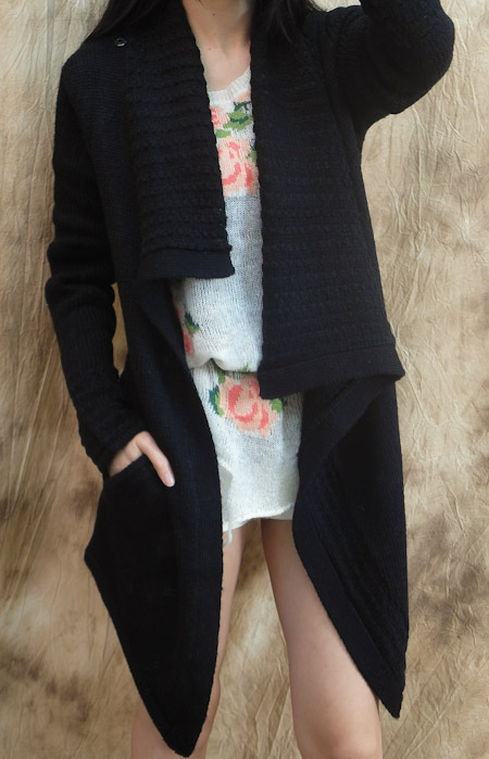 【2012冬装女装针织<em>开衫不规则</em>的<em>设计</em>外套感