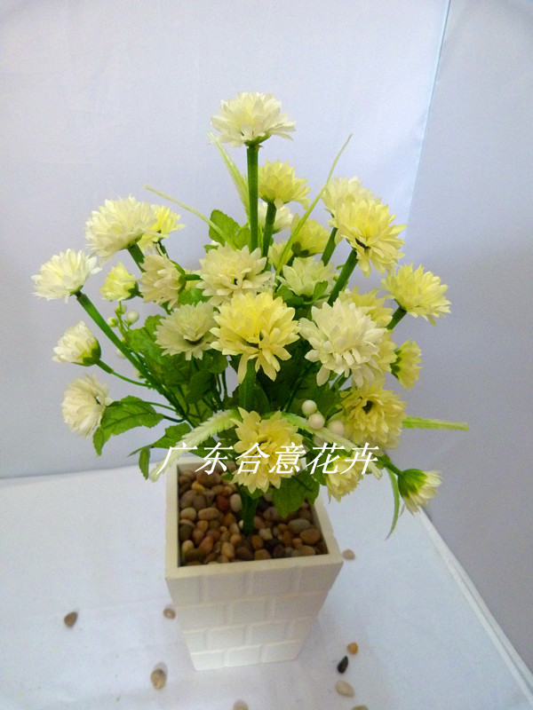 广东合意仿真花卉 厂家直销 人造仿真11叉33头