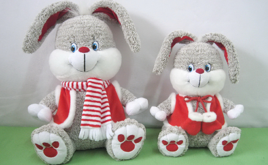 正版卡通毛绒玩具 毛绒兔子 设计师独特创意 兔