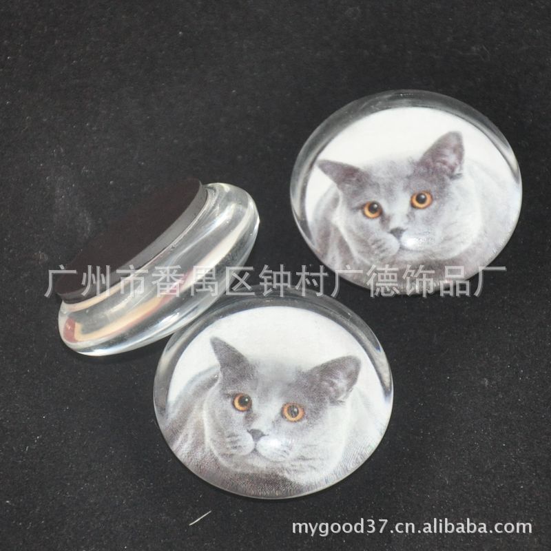 水晶玻璃冰箱贴