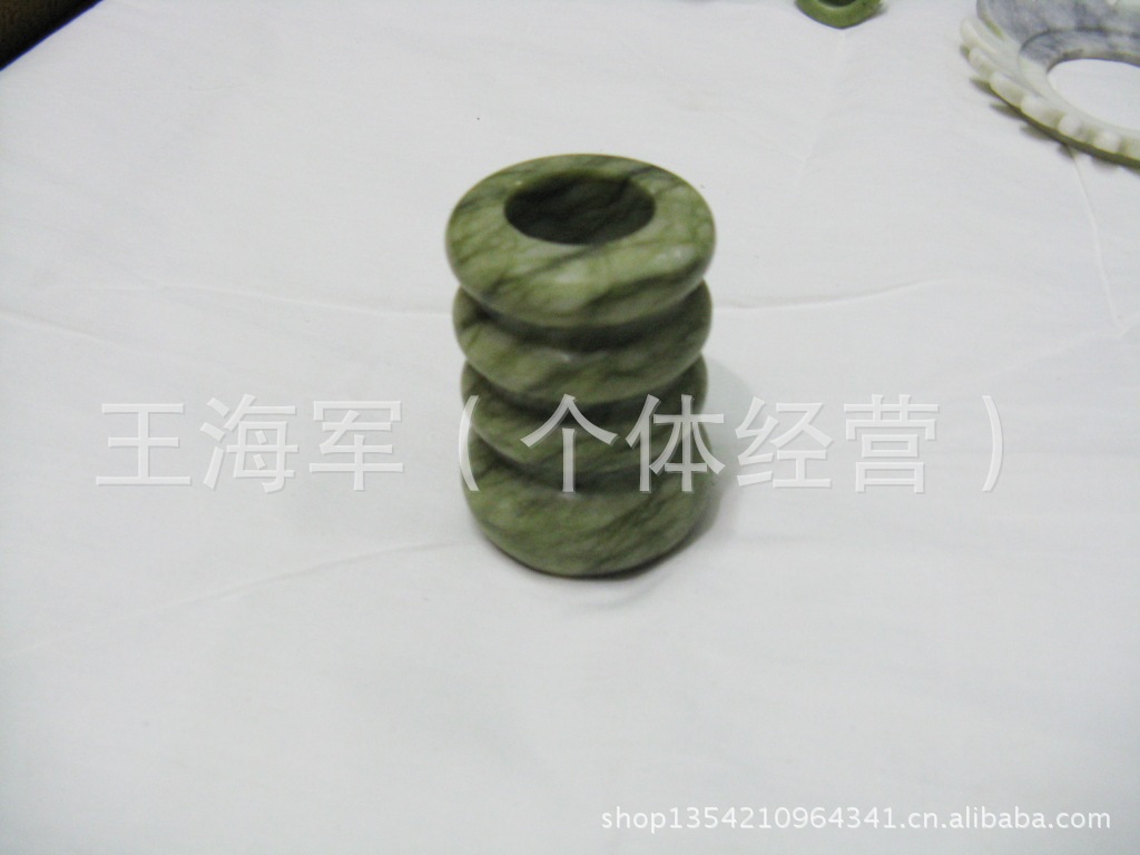 【玉轮\/按摩美容器配件\/天然蓝田玉\/按摩仪配件