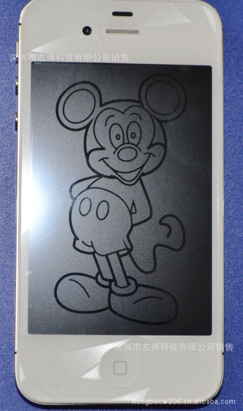 【IPHONE 4G 可爱动物 正面屏幕 卡通拉丝3D