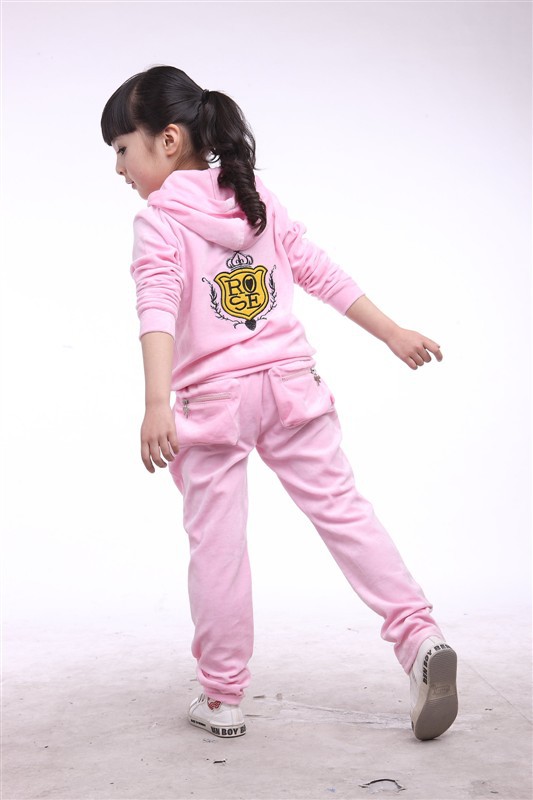 韩版童装 新款春装童套装 中大童女童外套厂家