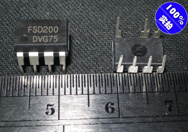 led照明电源ic fsd200b,fsd200,直插七脚