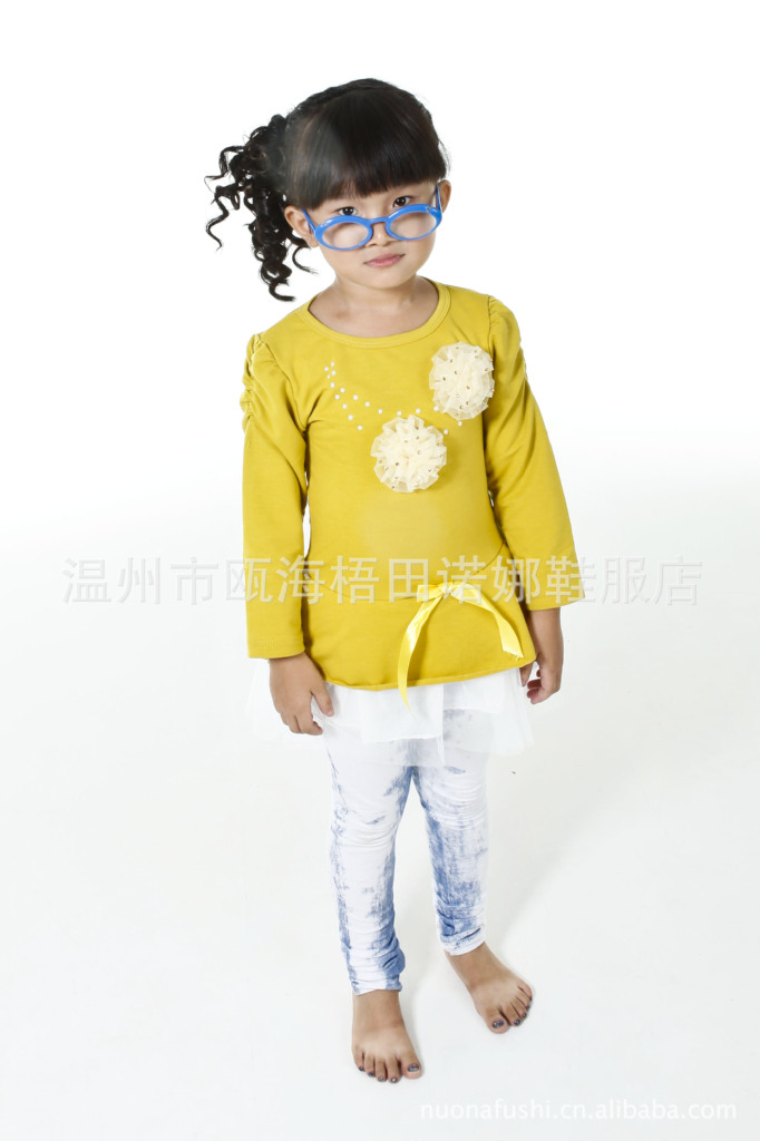 童装女童春装2012新款 韩版女童长袖连衣裙 秋