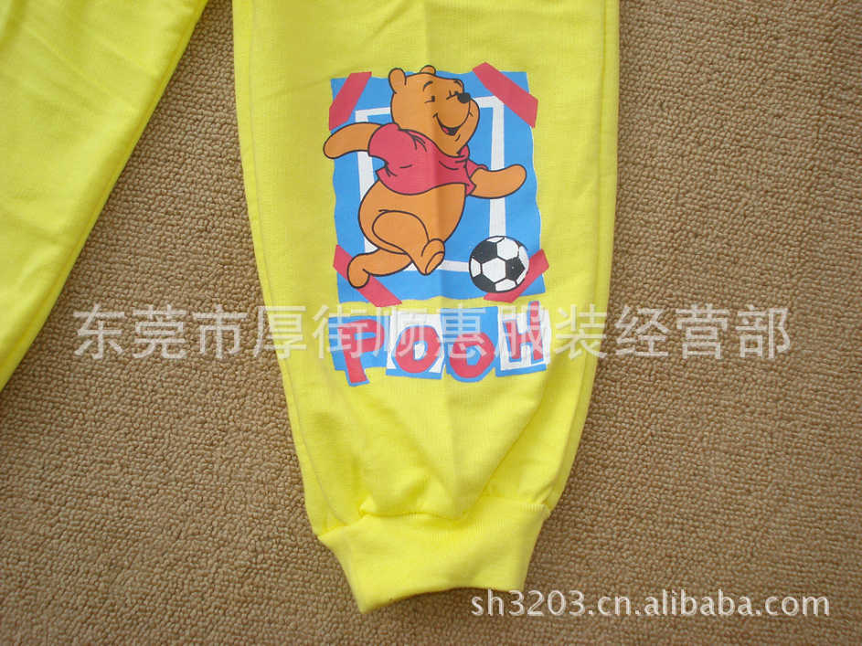 2012新款童裤 儿童休闲裤批发 熊仔儿童长裤