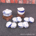 景德镇青花茶具 青花茶具套装 青花功夫茶具 青花瓷茶具