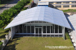 新款弧形展览篷房、活动篷房