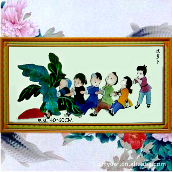 布艺贴画 牛 12生肖 牛手工 布艺贴画 牛 12生肖 牛手工