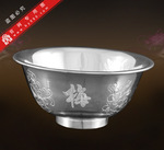 纯银工艺品.纯银餐具-纯银碗-纯银制品.矮脚宝宝纯银碗