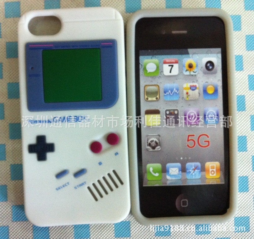 【iphone 5G游戏机硅胶套保护套保护壳】
