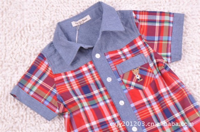 2012韩国品牌托比熊 童装 儿童男童 衬衫 50.0