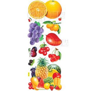 【批发墙贴 胶静电贴 亲嘴鱼 浴室卫生间防水贴