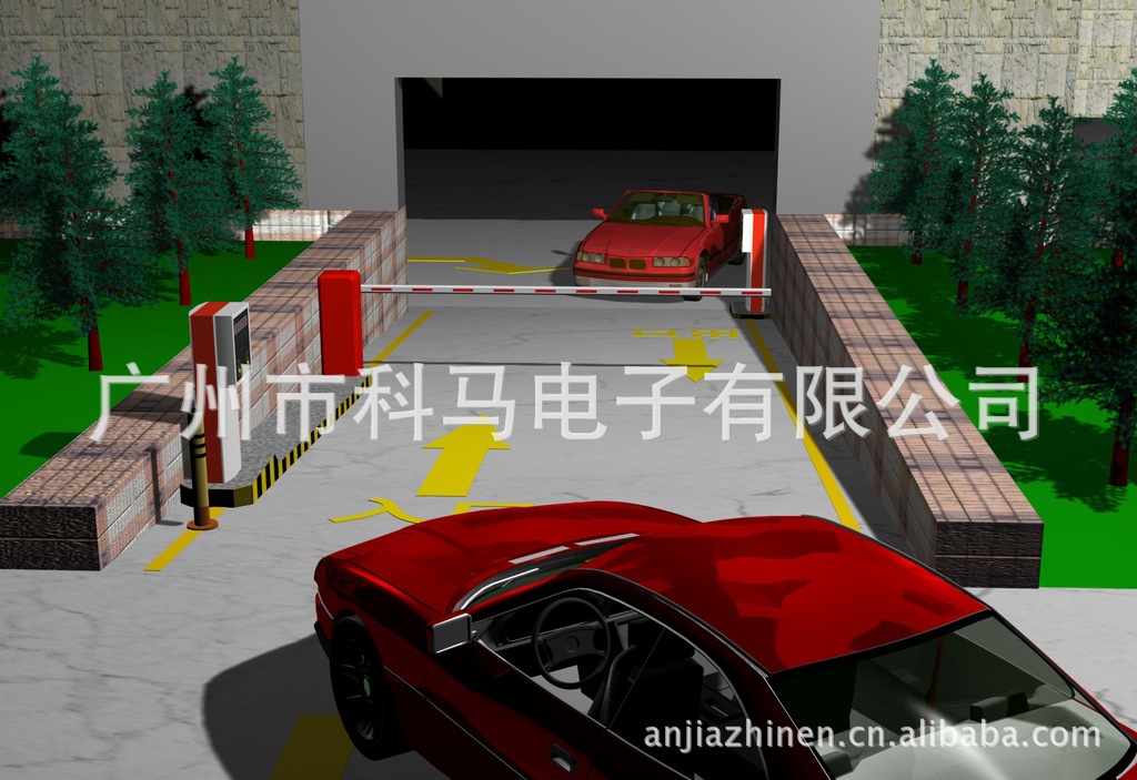 【高视觉红绿灯显示停车场自助收费系统】价格