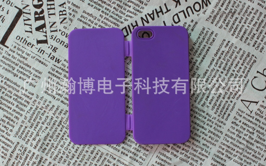 iphone5 纯TPU手机保护套 左右翻盖彩壳 iphone5果冻套素材 外壳