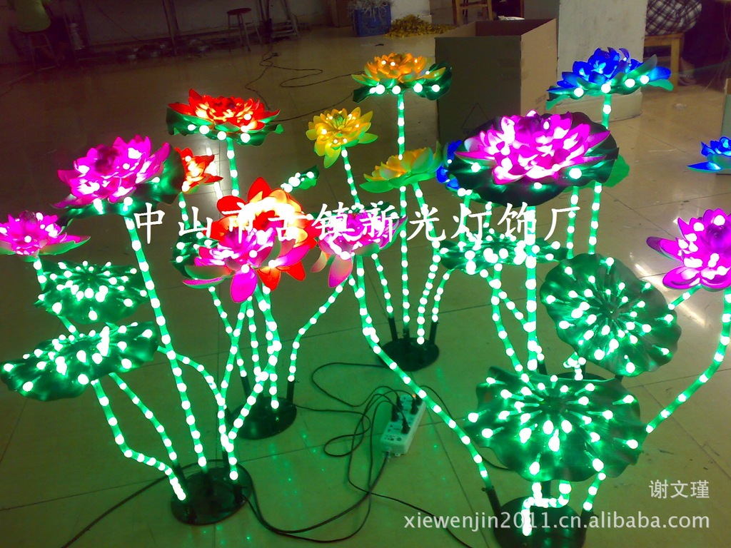 特价! 供应LED荷花灯,EVA材料,亚克力塑胶等