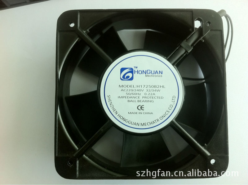 广东深圳鸿冠电机直销轴流风机15050,220v-优