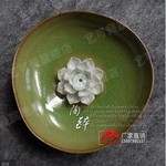 XGG036茶楼咖啡厅陶瓷情侣 莲花灯浪漫烛台 寺庙香插批发