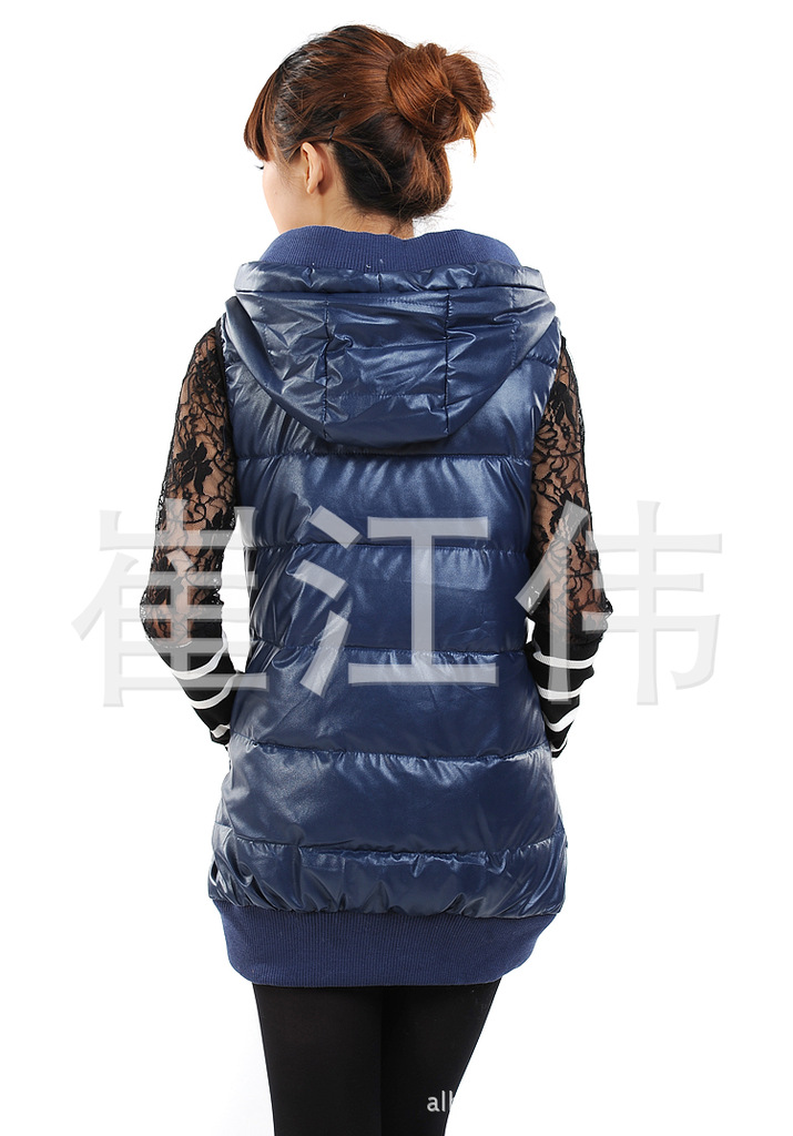 热销2012年秋冬新款女棉马甲PU皮<em>韩版</em>休闲中