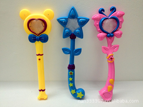 【蝴蝶魔法棒夜光棒 银光棒 闪光棒发光棒 新奇