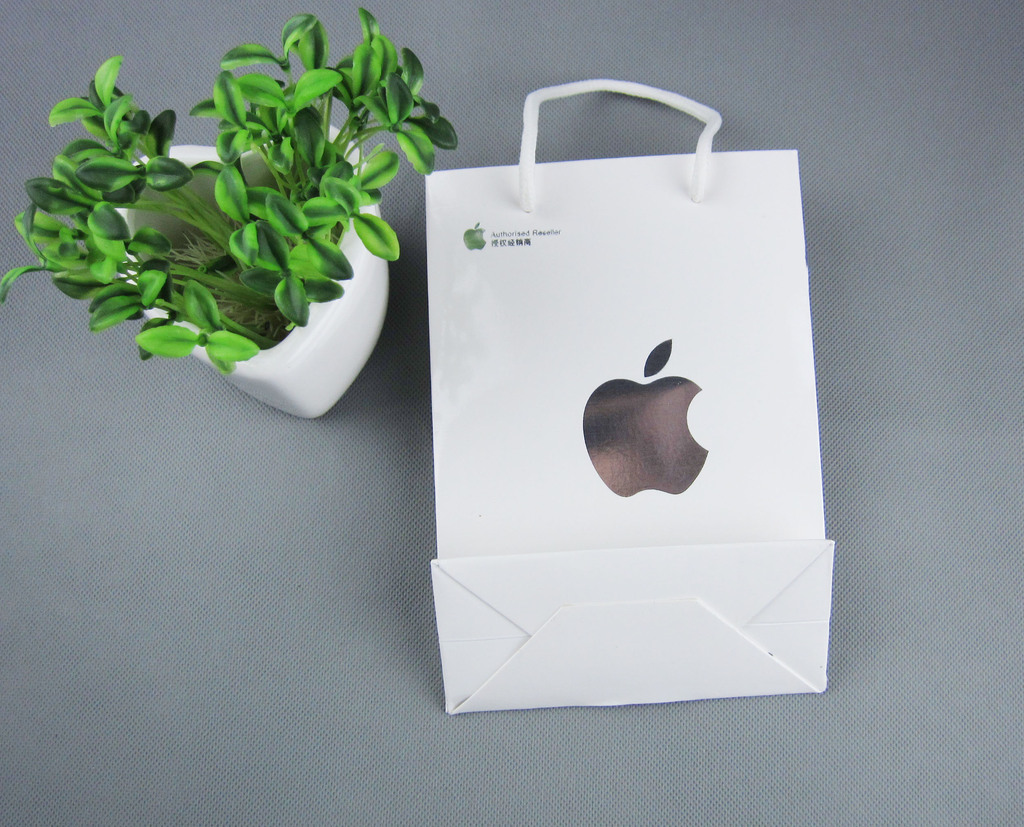 礼品包装-iphone4 iphone5手提纸袋 苹果袋4S