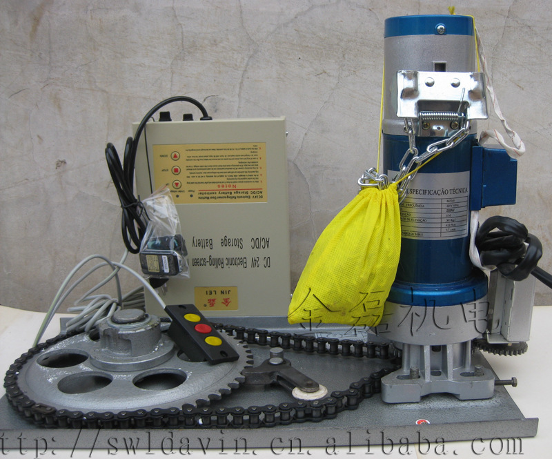 带储电式卷闸门电机,带储电式卷帘门电机,dc24v带备电:600kg
