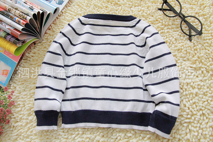 【外贸童装 手工<em>勾</em>花全棉线衣女童甜美<em>开衫儿</em>