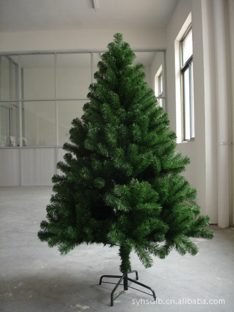 【工厂直销 优质高中低档PVC圣诞树 松针树 圣