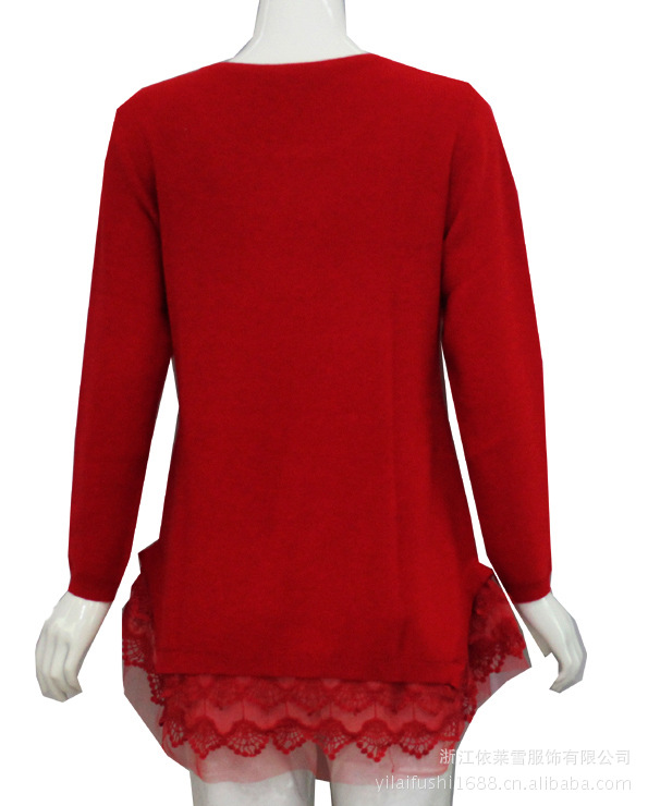 批发采购女式<em>毛衣</em>-2012春季新款<em>韩版雷丝边</em>个