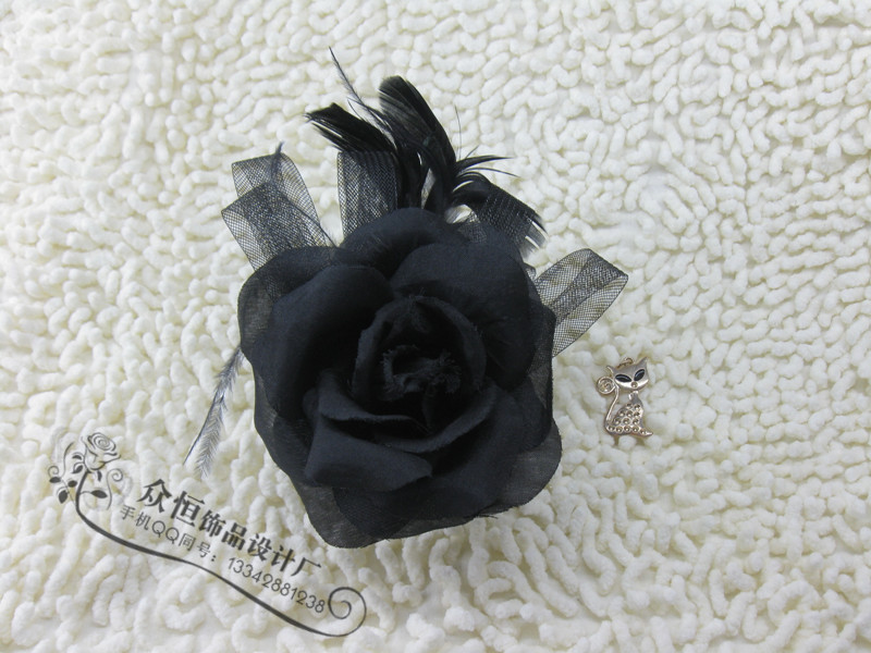 【时尚<em>淑女配饰</em>胸花 高贵气质手工花 高级定制