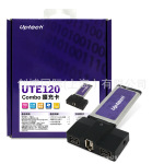 Uptech UTE120 Combo扩充卡 2口1394b+1个1394a转express MAC支持