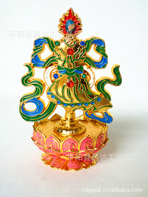 新款4寸八莲花座吉祥摆件 吉祥八宝(套 佛教用品 密宗藏教摆件