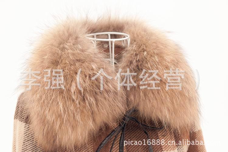 女装 皮草 海宁皮草貉子毛领毛条狐狸毛领   产品详情 皮质种类:貉子